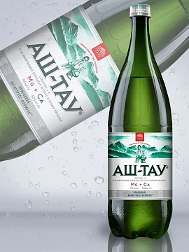 Вода минеральная Аштау Скважина 6-к газированная, природная, 1л