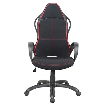 Кресло офисное BRABIX PREMIUM 'Force EX-516', ткань, черное/вставки красные, 531571