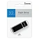 Флеш-диск 64 GB SMARTBUY Quartz USB 2.0, черный, SB64GBQZ-K