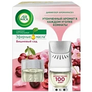 Комплект диффузор аромамасел и смен. флакон Airwick Freshmatic 'Вишневый сад', 19мл, 4640018993800 (