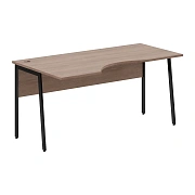 Стол прямой СА-1P(L) Ясень Шимо/Черный 1600х900х755 IMAGO PLUS