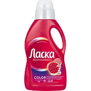 Гель для стирки 1 л, ЛАСКА 'Для цветного', концентрат, 2462852
