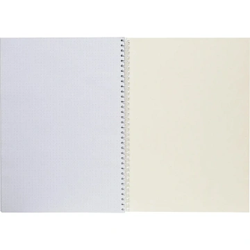 Бизнес-тетрадь А4,96л,точка,греб,обл.глянц.лам. Attache Fleur Лазурь