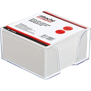 Блок для записей в подставке в стакане 9х9х5 белый