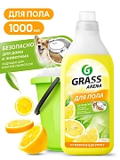 Моющее средство для полов Grass Arena 1л, лимон, полирующий эффект, 125904