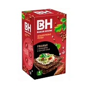 Хлебцы BAKER HOUSE скандинавские цельнозерновые ржаные, 180 г, 19927