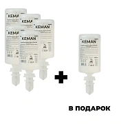 Жидкое мыло в картридже Keman S4 1л, бесцветное, мягкое, 500820, 6шт/уп