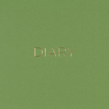 Ежедневник недатированный зеленый, А5 136 л., Dairy, ATTACHE