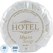 Мыло одноразовое 20 г, КОМПЛЕКТ 300 шт., HOTEL, саше, гофра, 2000117