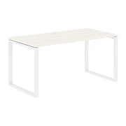 Стол прямой EQST 1580 Ясень Траун/Белый 1560х800х750 EDIS