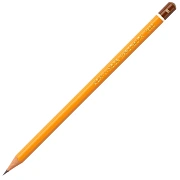 Карандаш чернографитный KOH-I-NOOR 1500, 1 шт., B, корпус желтый, заточенный, 150000B01170RU