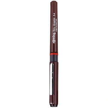 Ручка капиллярная Rotring 'Tikky Graphic' черная, 0,4мм