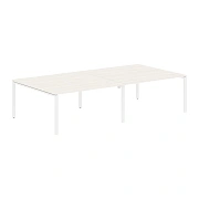Стол 4-х местный EUWST 3116 Ясень Траун/Белый 3126х1606х750 EDIS
