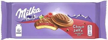 Бисквит Milka Jaffa с малиной, 147г