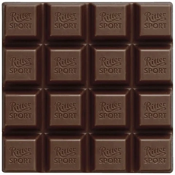 Шоколад Ritter Sport темный марципан, 100г