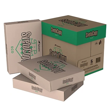 Бумага офисная А4, 80 г/м2, 500 л., SVETOCOPY ECO, белизна 60%, Россия