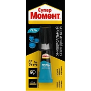 Клей-гель моментальный Супер МОМЕНТ, 3 г, отрывная мультикарта, 622917