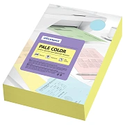 Бумага цветная OfficeSpace 'Pale Color', А4, 80г/м2, 500л., (желтый)