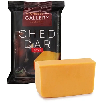 Сыр Cheese Gallery Чеддер красный полутвердый 50%, 200г