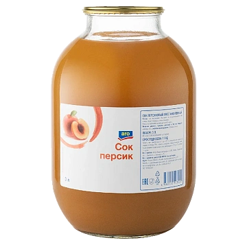 aro Сок персиковый, 3л