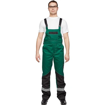 Костюм летний муж л21-КПК зел/чер(р.64-66) 182-188 (серия Л)