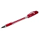 Ручка гелевая с грипом BRAUBERG 'Fine Gel', КРАСНАЯ, игольчатый узел 0,5 мм, линия письма 0,35 мм, 141181
