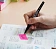 Клейкие закладки пластиковые Stick'n Stick'n фиолетовый, 45х25мм, 50шт