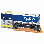 Картридж лазерный BROTHER (TN217Y) HLL3230CDW/DCPL3550CDW/MFCL3770CDW, желтый, оригинальный, ресурс