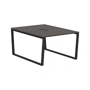 Стол 2-х местный EVWST 1116 Мокко/Черный 1160х1606х750 EDIS