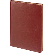 Ежедневник недатированный ,А4,,136л,Sidney Nebraskaбордо 3-539/01