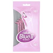 Станок для бритья Gillette Blue II женский одноразовый, 10шт