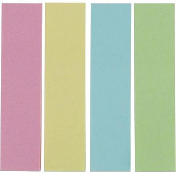 Клейкие закладки бумажные 4цв.по 25л. 12ммх50 Attache