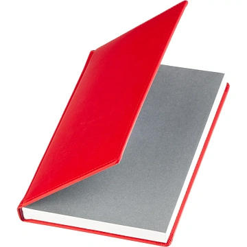 Ежедневник датированный 2026 А5+ VELVET красный 3-123/10