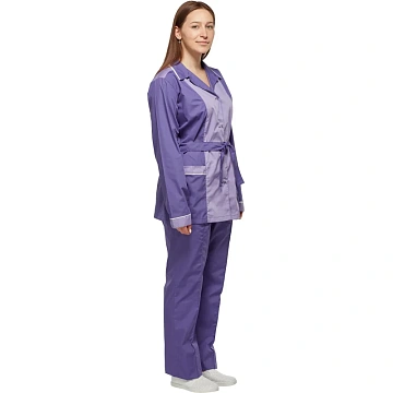 Костюм жен (куртка, бр) у09 фиолет/св.сирен 88-92/158-164