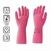 Перчатки резиновые Hq Profiline Multi Express XL, красные, 73588