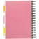 Бизнес-тетрадь 140л,кл,А5,SPIRAL BOOK Розовый,евроспир,обл.пласт,разд.84111