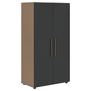 Шкаф средний широкий VMCS 80.1 Яшма черный/Кобра 800х430х1517 VELION