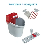 Набор для уборки Росмоп Мини 10л, без рукоятки, красный