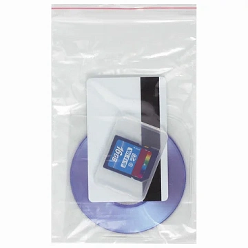Пакеты с замком ZIP LOCK 'зиплок', комплект 100 шт., 100х150 мм, ПВД, толщина 35 микрон, BRAUBERG, 6