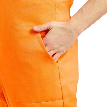 Костюм зим муж (куртка,пк) зд01 оранж/чер 96-100/170-176