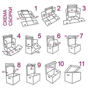 Короб архивный ДЕЛОПРОИЗВОДСТВО А4 325х235х235, Т23