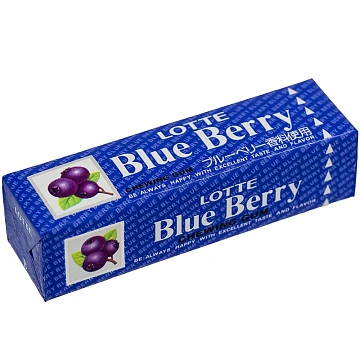 Жевательная резинка Lotte Blue Berry, 26г