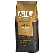 Кофе в зернах WELDAY (ВЭЛДЭЙ) 'ORO' 1 кг, арабика 100%, БРАЗИЛИЯ, 622410