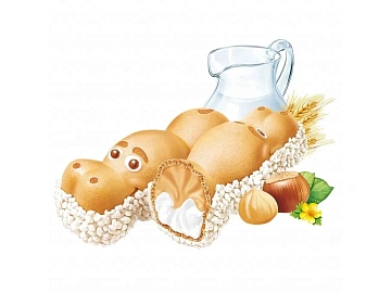 Вафли Kinder Hippo с лесным орехом, 104г