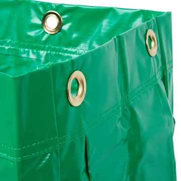 Мешок для уборочных тележек Rubbermaid 129л, зеленый, 1966884