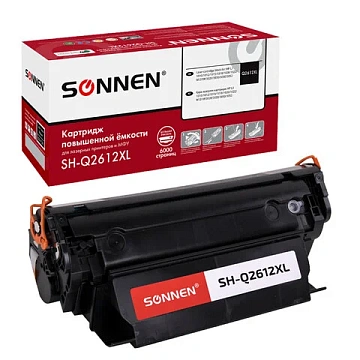 Картридж лазерный SONNEN (SH-Q2612XL) для HP LJ 1010/1012/1015/1018/1020/1022/M1319F/3020/3030/3050/