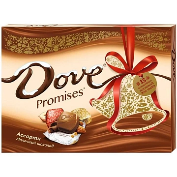 Конфеты шоколадные Dove Promises молочный шоколад, 120 г