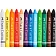 Мелки восковые Faber-Castell, 12цв., трехгранные, картон. упаковка