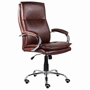 Кресло офисное BRABIX PREMIUM 'Cuba EX-542', экокожа, коричневое, 532550