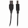 Кабель USB2.0 AM-BM, 1,5 м, SONNEN, медь, для подключения периферийных устройств - принтеров, сканеров, МФУ, плоттеров, черный, 513118